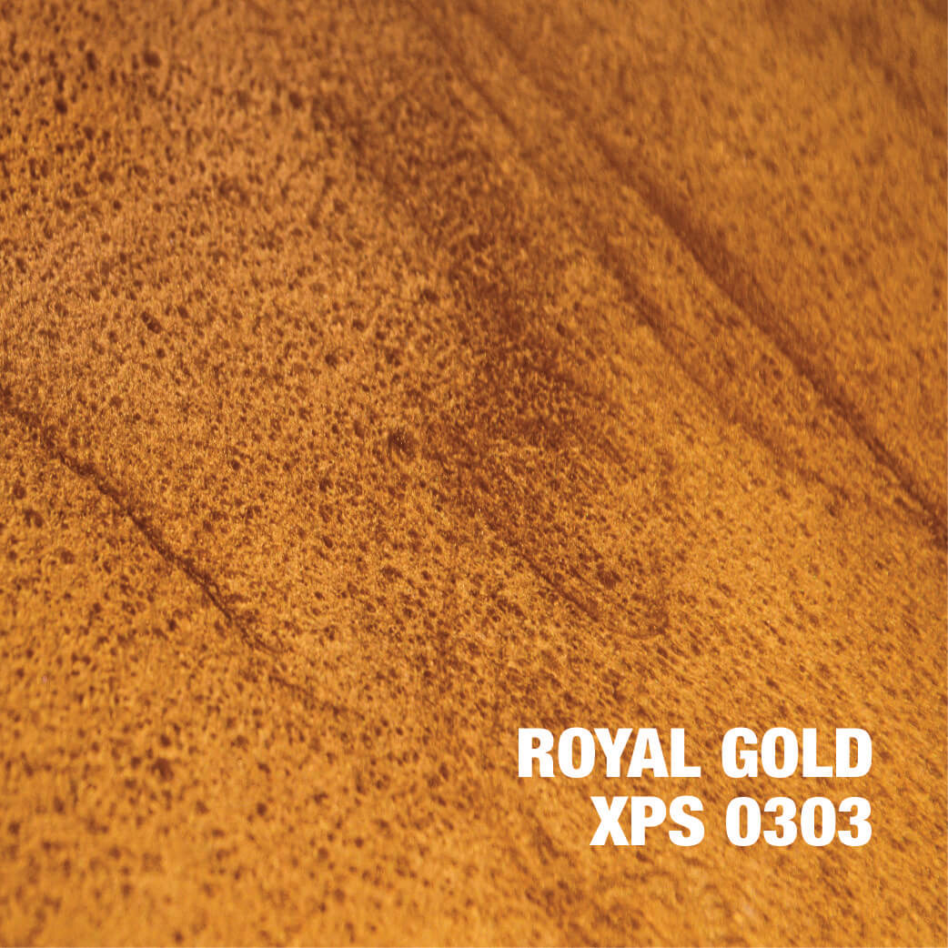 Wood texture with "Royal Gold XPS 0303".