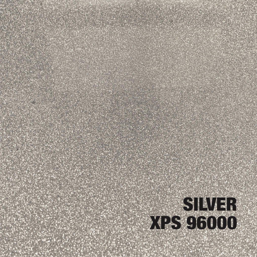 Silver textured surface with text "XPS 96000".