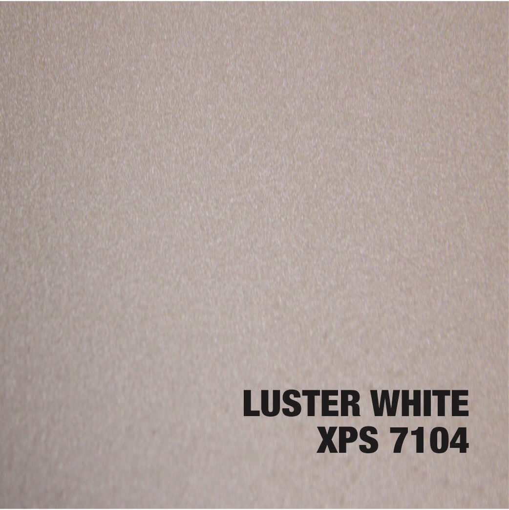 Luster White XPS 7104 textured surface.