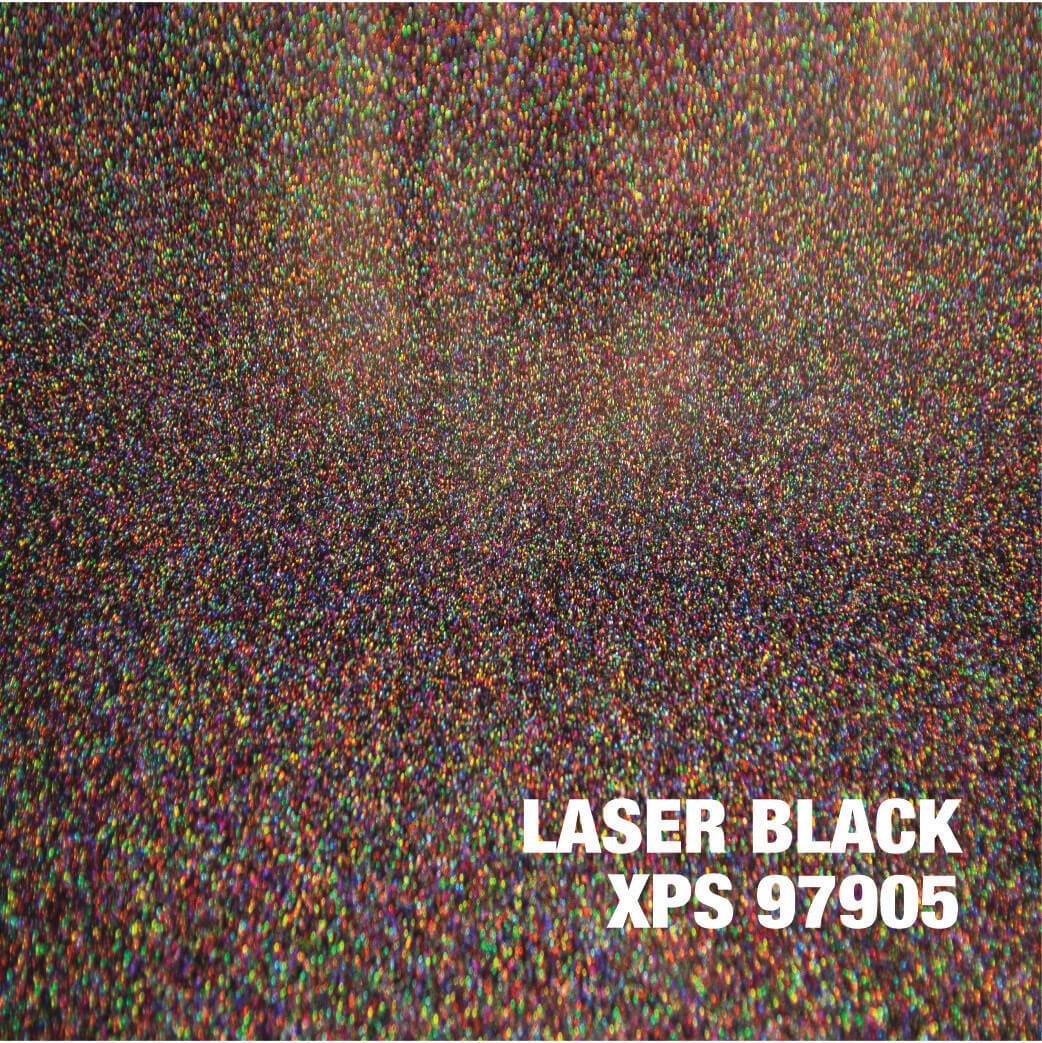 Colorful speckled texture with text overlay.