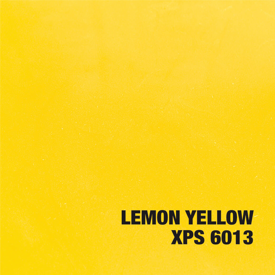 Lemon yellow color swatch, XPS 6013.