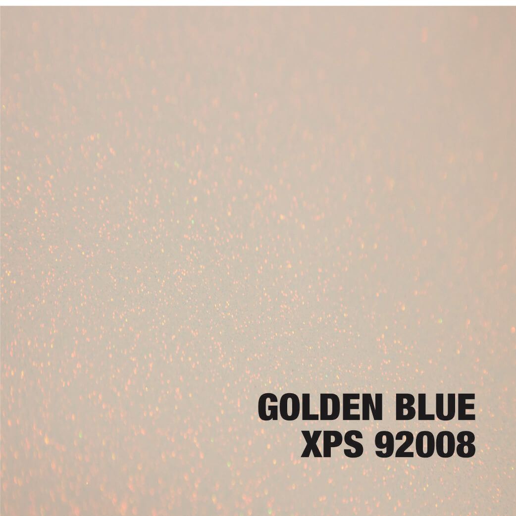 Sparkling texture with "Golden Blue XPS 92008".