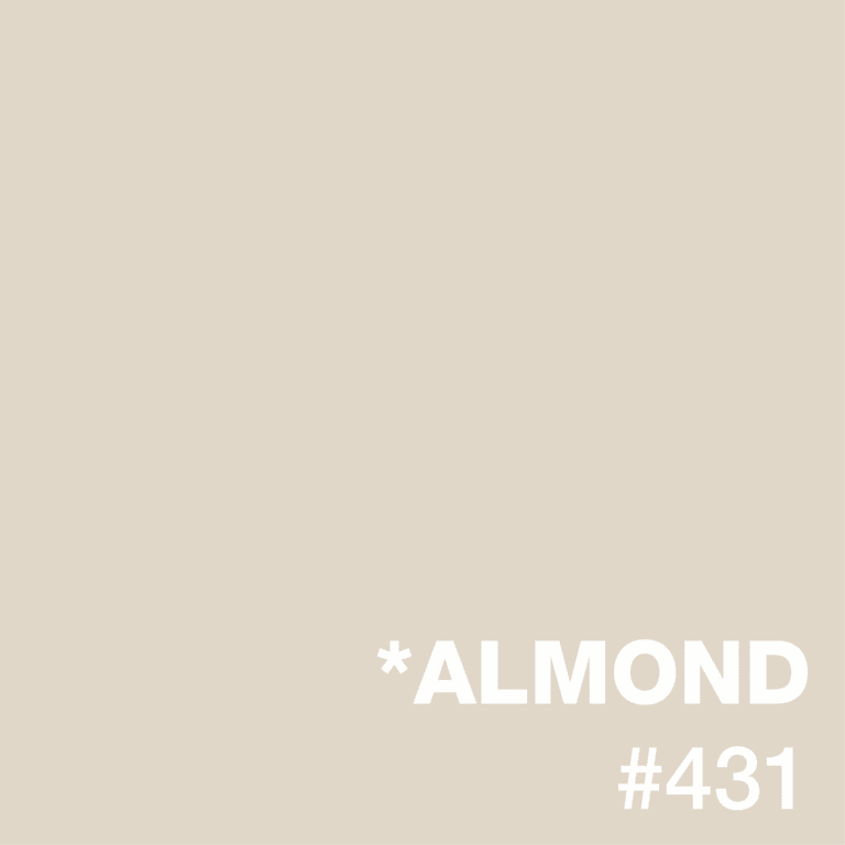 Almond color swatch with code #431.