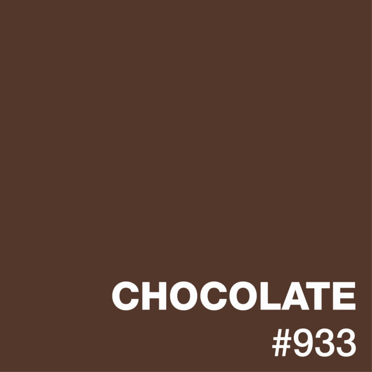 Brown color labeled "Chocolate" with code #933.
