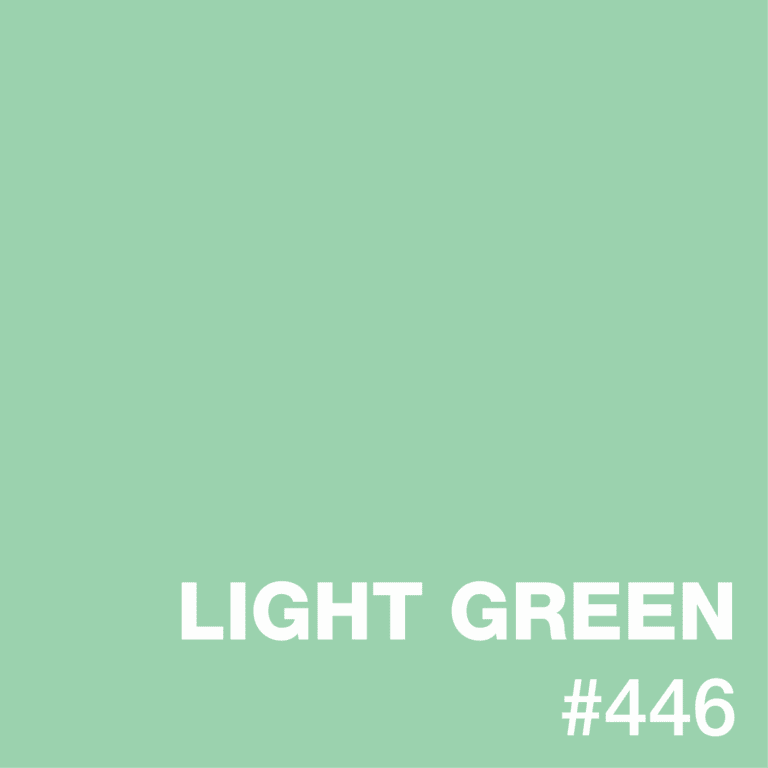 Light green color sample, labeled #446.