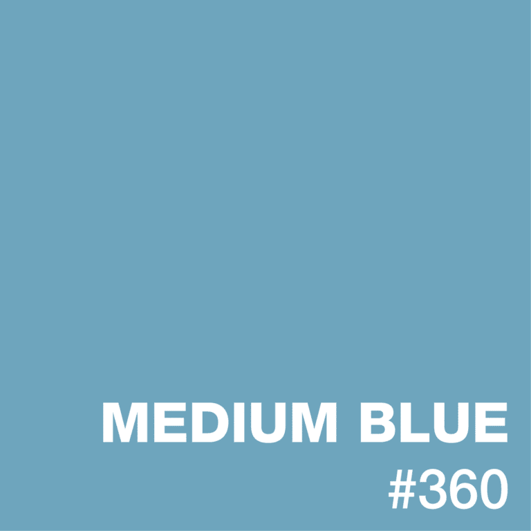 Medium blue color sample, labeled #360.