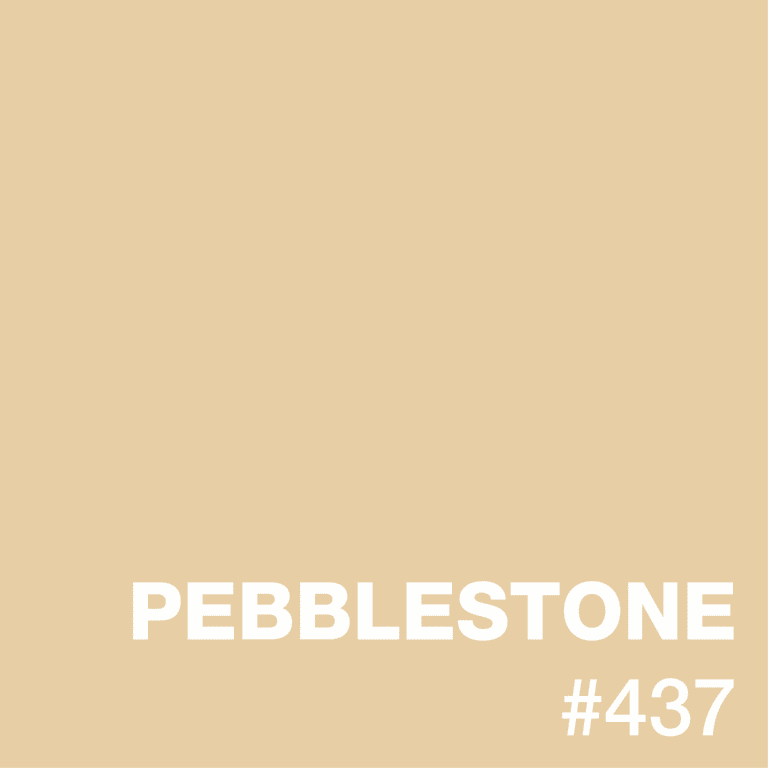 Pebblestone color sample with number 437.