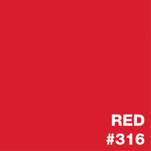 Solid red color with label "#316".