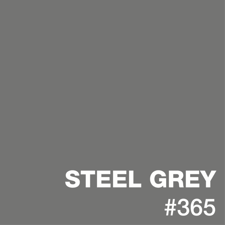 Steel grey color swatch with text.